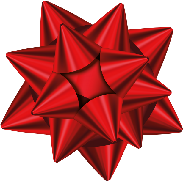 Gift Bow - Transparent Gift Bow Png (866x650), Png Download