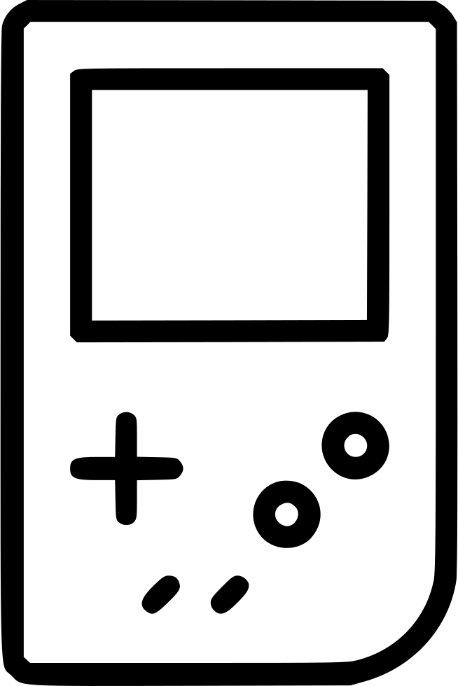 Nintendo Gameboy Video Console Games Gaming Device (654x980), Png Download
