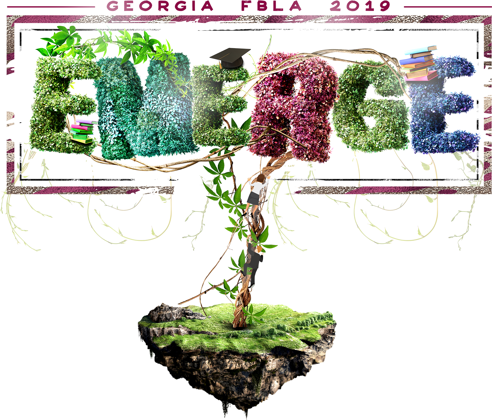 Ga Fbla Theme 2018-2019 - Georgia Fbla Emerge Logo (2000x2000), Png Download