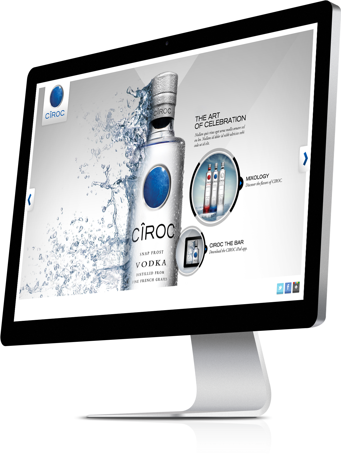 Ciroc Website - Gadget (1366x1904), Png Download
