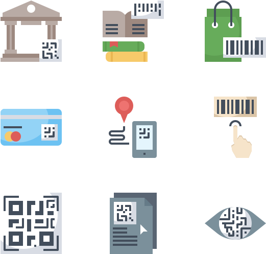 Barcode And Qr Code - Graphic Design (600x564), Png Download