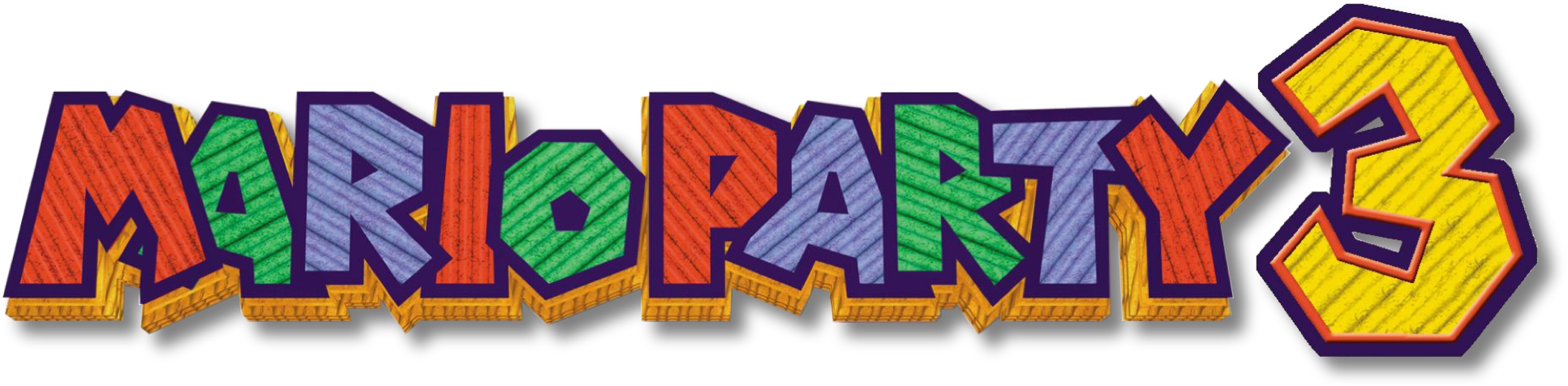 Mario Party 3 - Mario Party 3 Logo (2000x589), Png Download