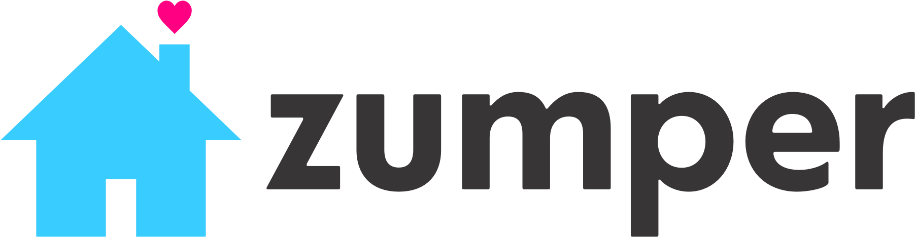 Zumper Logo - Zumper Logo Transparent (1806x474), Png Download