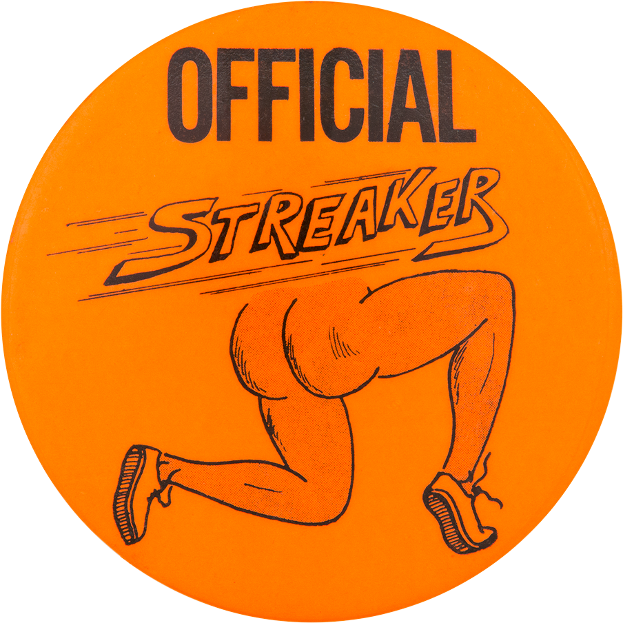 Official Streaker Orange Social Lubricators Button - Illustration (1000x971), Png Download