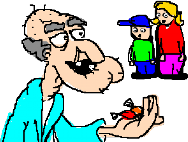 Creepy Clipart Creepy Guy (640x480), Png Download