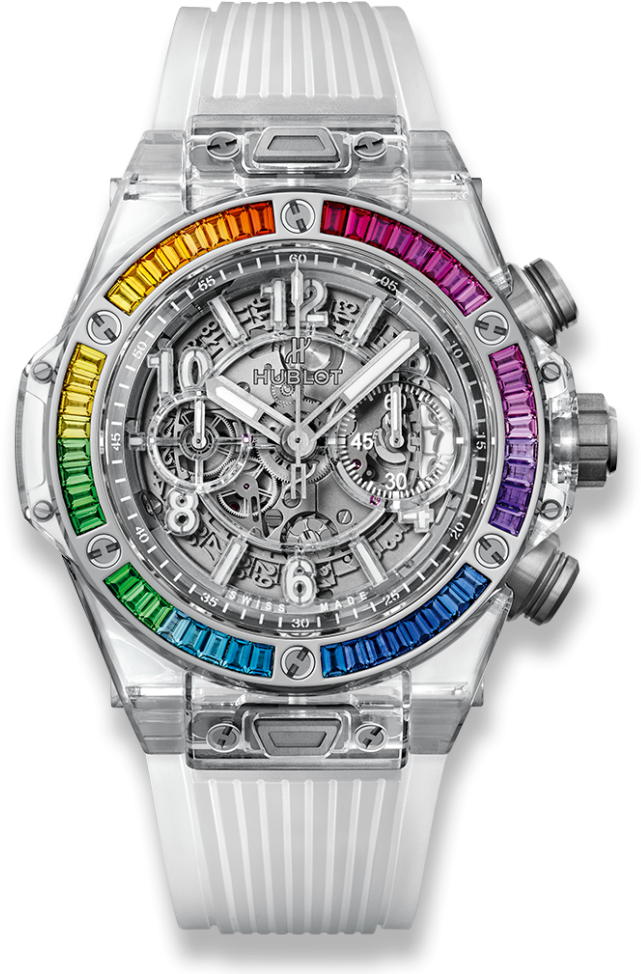 Big Bang Unico Sapphire Rainbow - 406 Jx 0120 Rt 4099 (1000x1000), Png Download