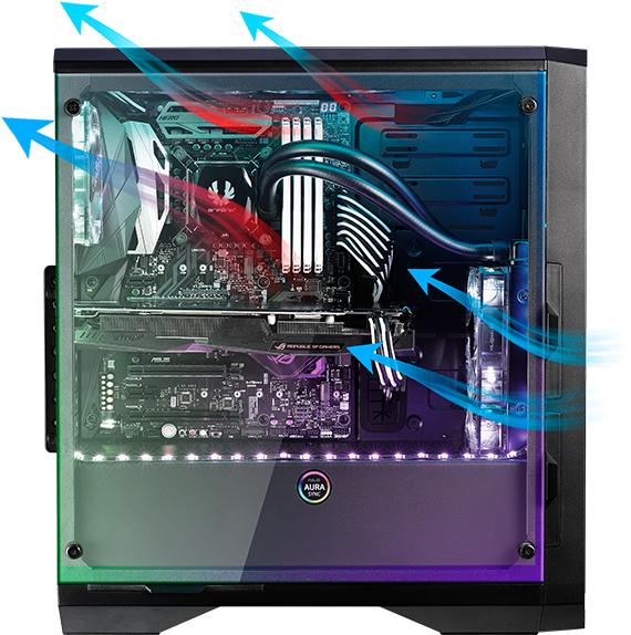 Thermal Capability - Case Bitfenix Enso Rgb (661x685), Png Download