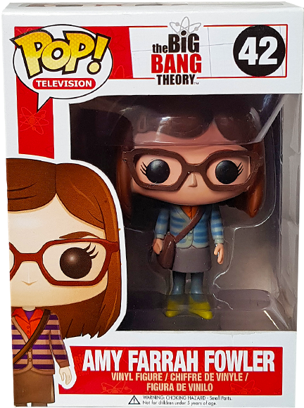 Big Bang Theory - Funko Amy Farrah Fowler (600x600), Png Download