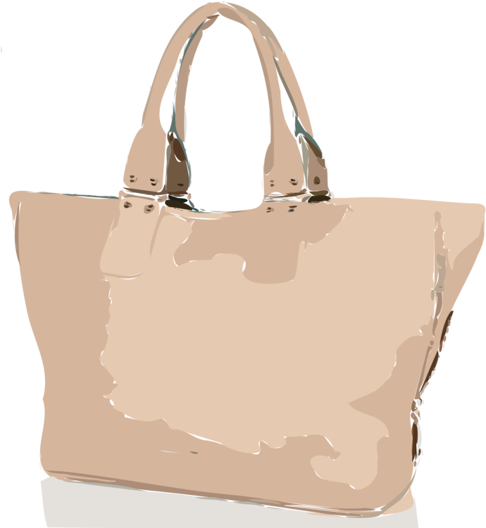 Tote Bag Handbag Leather Strap Logo - Tote Bag (715x750), Png Download