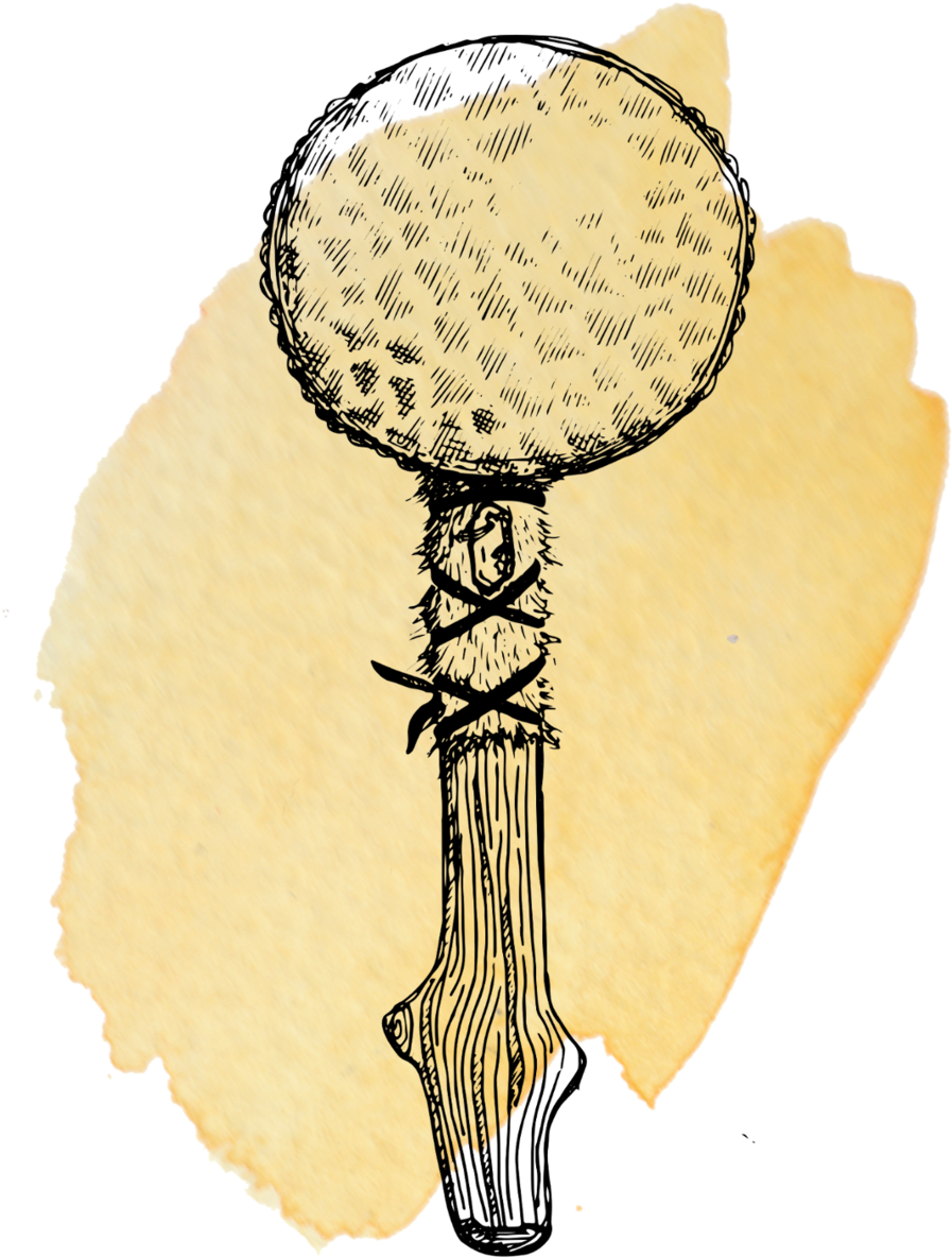 Rattle With Yellow - Illustration (1000x1261), Png Download