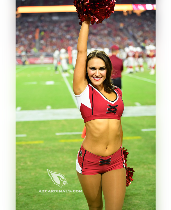 Images Of The Cardinals Cheerleaders During The Second - Pom-pom (1280x720), Png Download