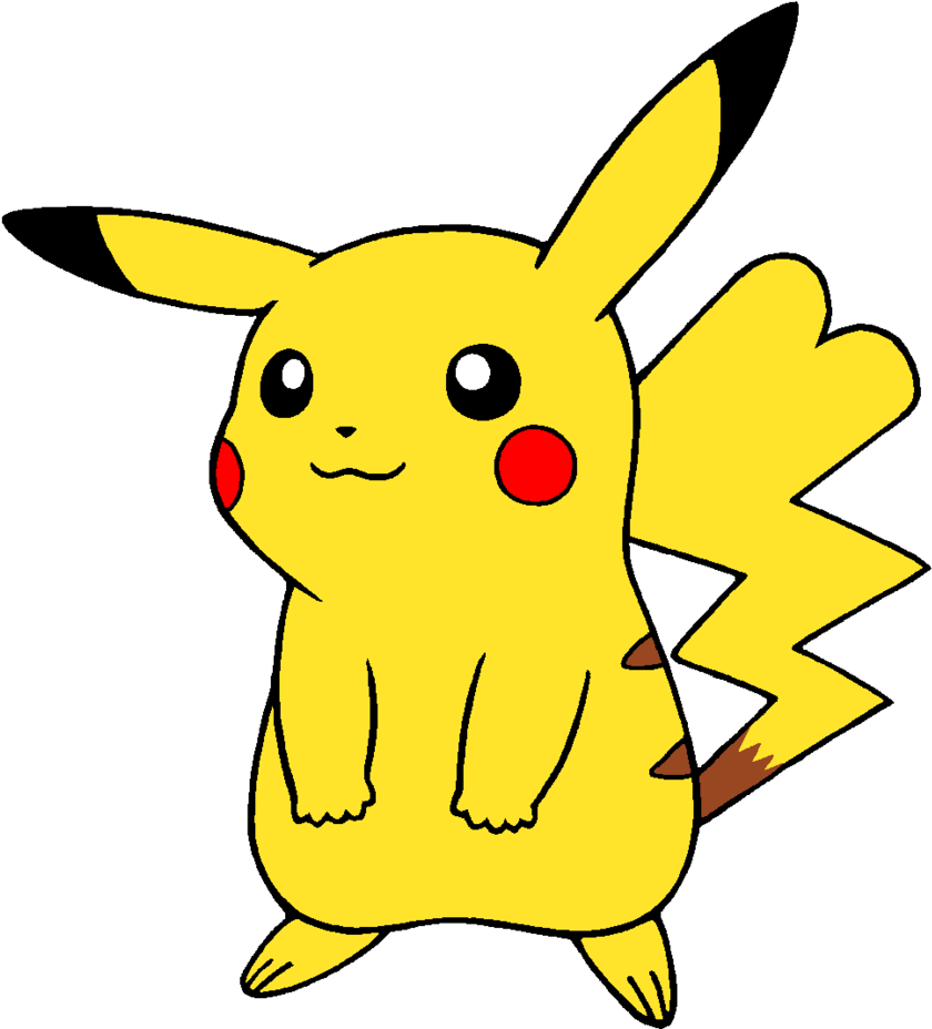 Png - Female Pikachu (862x927), Png Download
