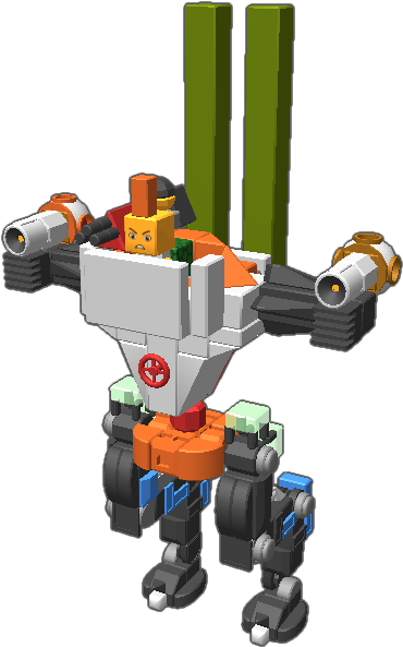 This Is A Boss In Mario Rabbids Kingdom Battle - Robot (768x768), Png Download