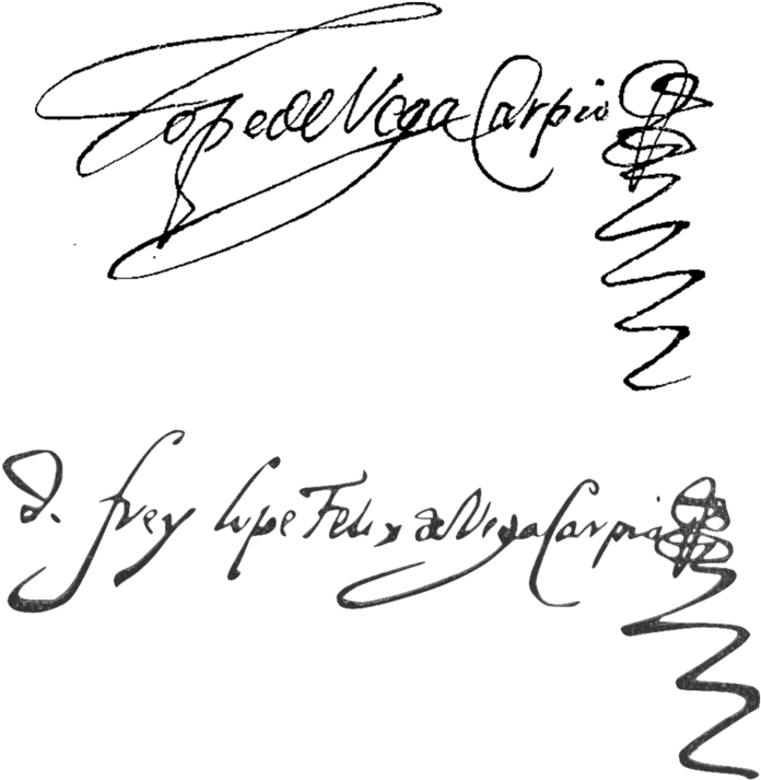 Firmas De Lope De Vega - Lope De Vega Firma (742x768), Png Download