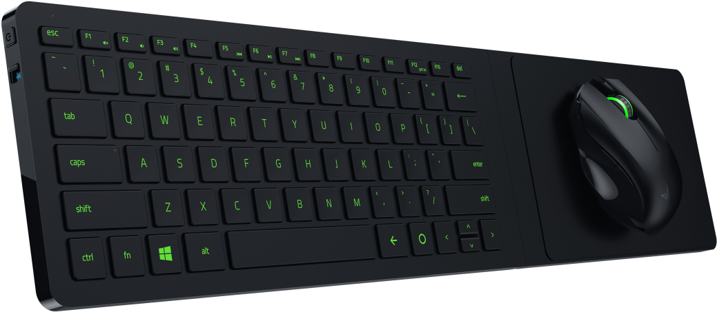 The Turret Today Is Just As What We Saw A Year Back, - Razer Turret Wireless Keyboard And Mouse (1280x652), Png Download