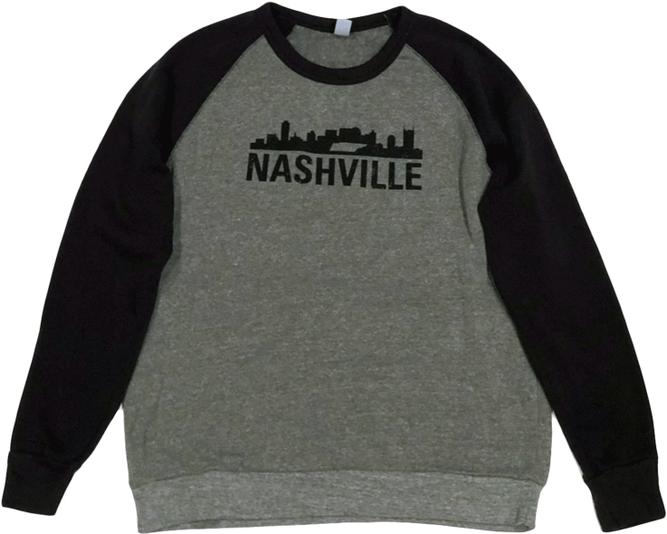 Nashville Skyline Sweatshirt - Sweater (750x791), Png Download
