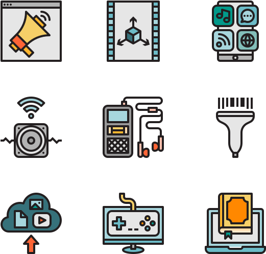 Multimedia - Icon (600x564), Png Download