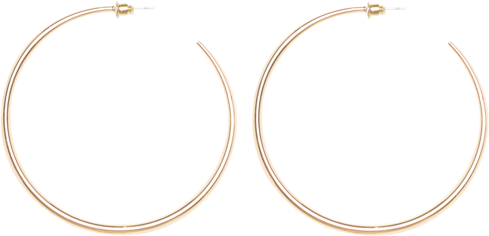 Super Hoop Earrings In Colour Gold Earth - Earrings (1000x1500), Png Download