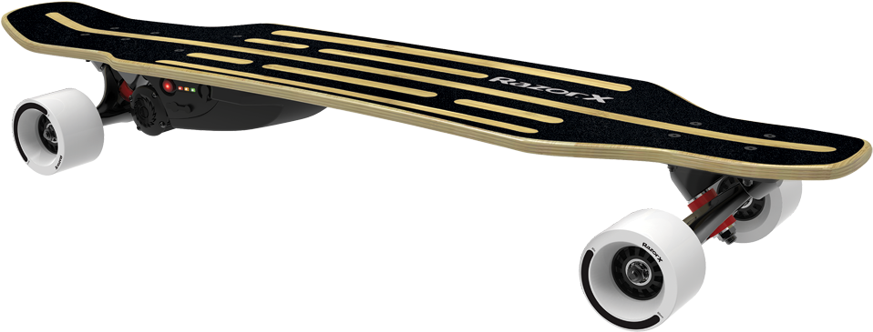 25133098 - Razor Longboard Electric Skateboard (1000x380), Png Download