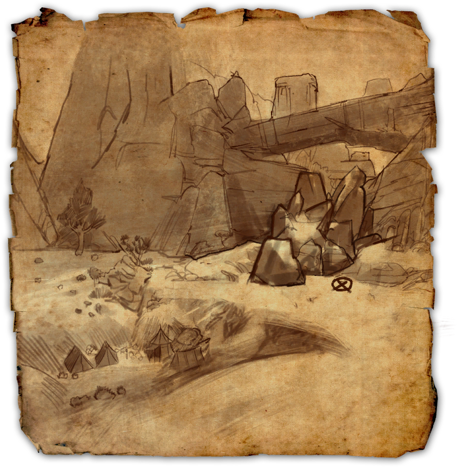 Bangkorai Ce Treasure Map - Elder Scrolls Online Treasure Map (1024x1024), Png Download