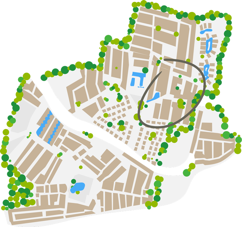 Map Pirates Area - Plan Camping Club Farret (787x741), Png Download