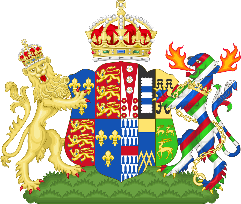 This Lion - Catherine Howard Family Crest (1000x871), Png Download