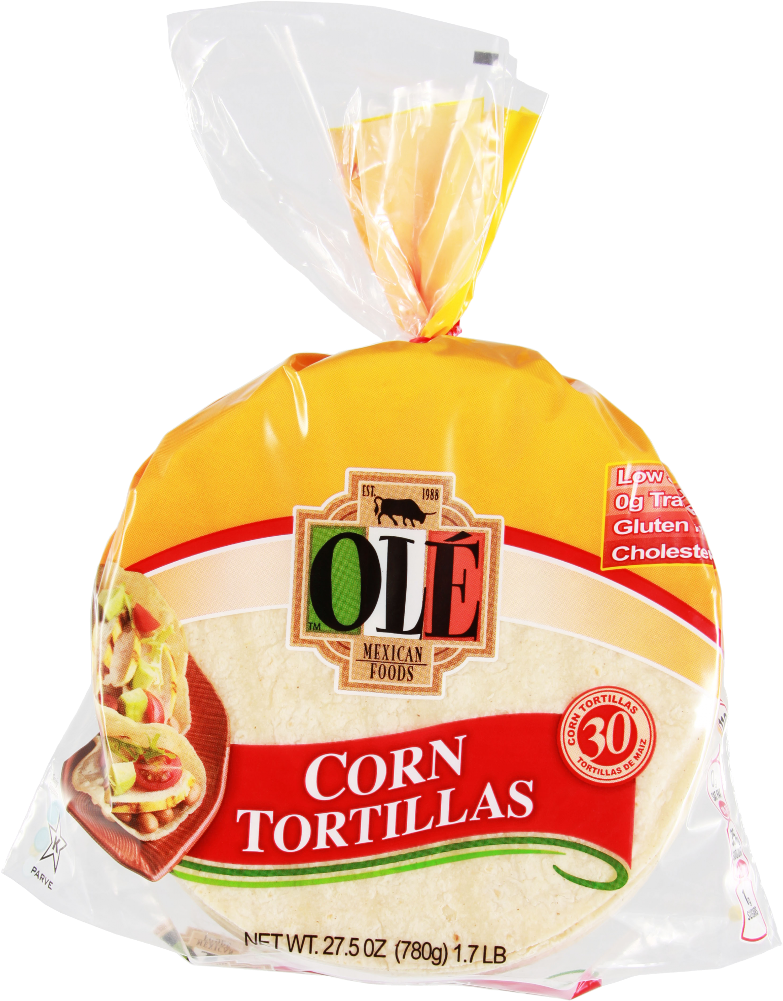 White Corn Tortillas - Ole Flour Tortillas (1575x2048), Png Download