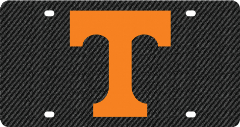 University Of Tennessee Volunteers Carbon Fiber License - Big Banana (800x800), Png Download