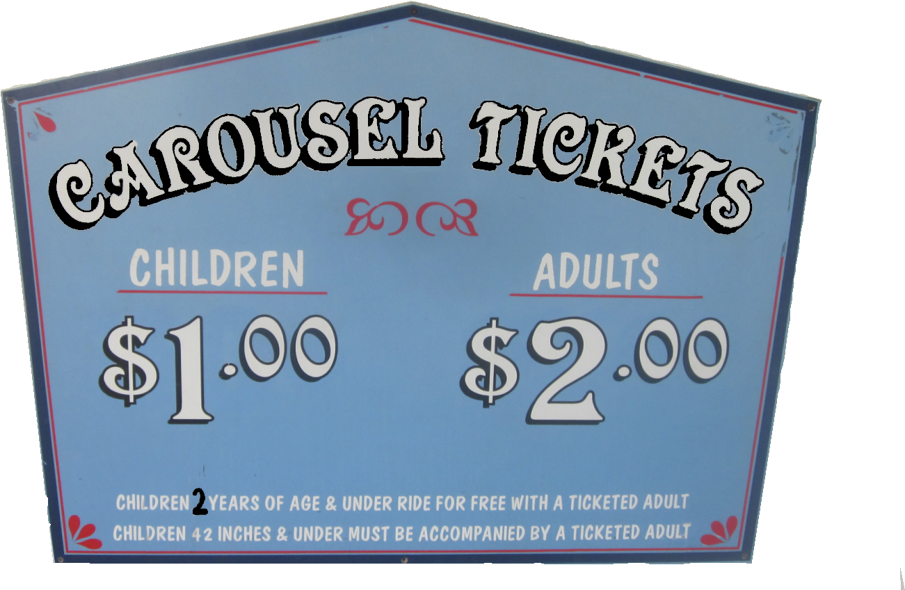Santa Monica Parking Ticket Transparent Background - Carousel Tickets (1500x875), Png Download
