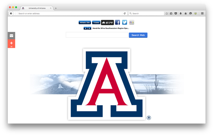 University Of Arizona New Tabby Brand Thunder, Llc - Signed University Of Arizona Basketball (700x445), Png Download