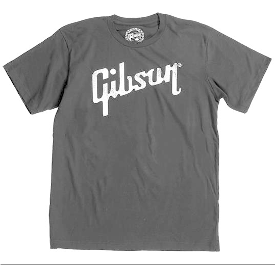 Gibson Distressed Logo T-shirt Black M (900x900), Png Download