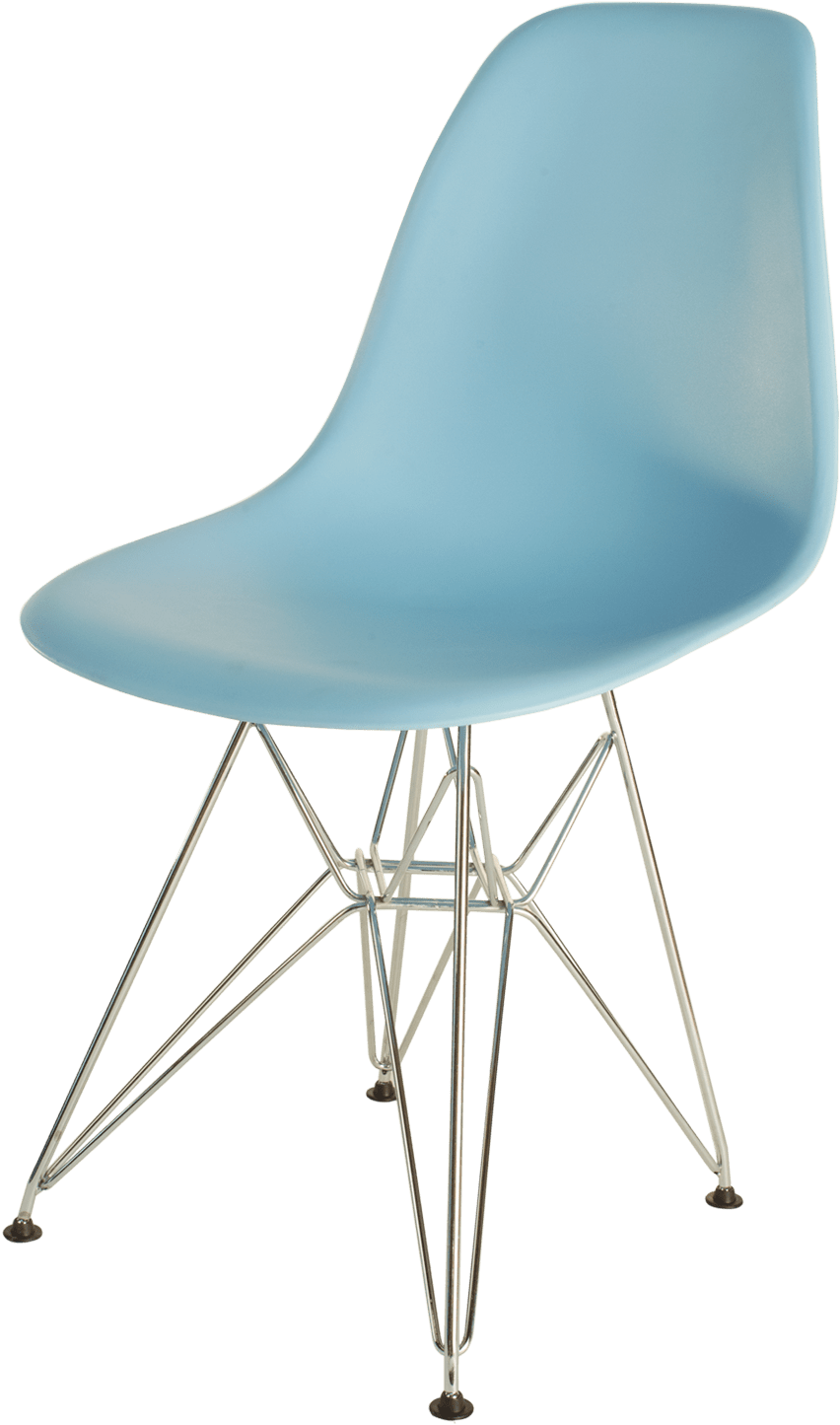 Silla Holly Azul Cielo Cromo - Chair (1700x1700), Png Download