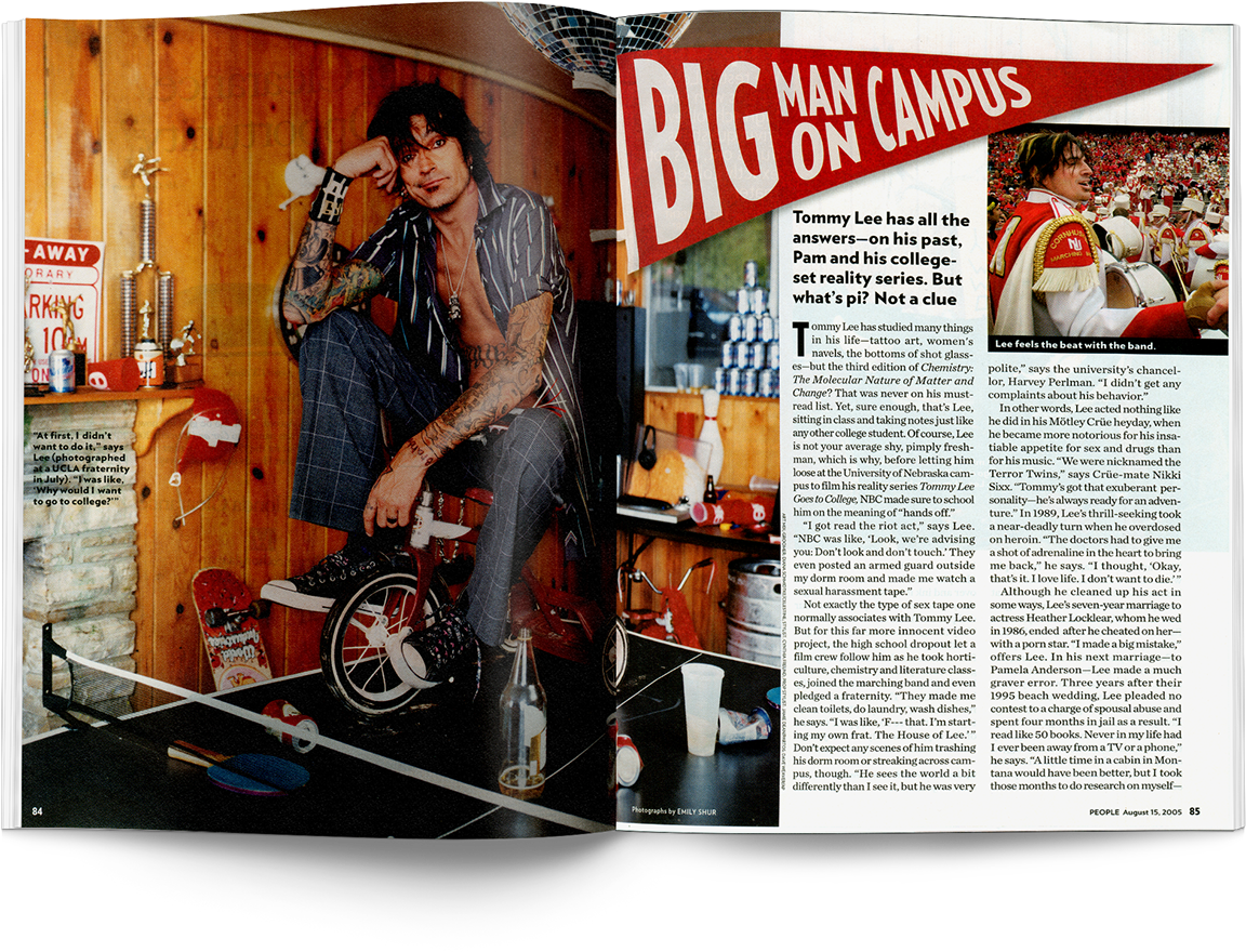 These Special Projects Included The Daily's , Books, - Tommy Lee Goes To College (1400x1004), Png Download