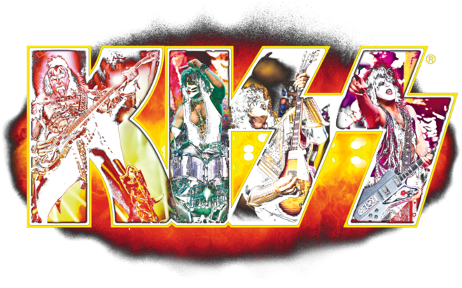 Kiss Stage Logo Men's Regular Fit T-shirt - Illustration (668x500), Png Download