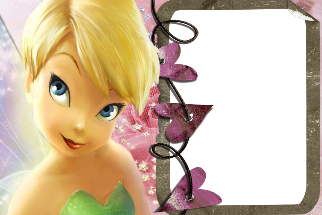 Happy Valentines Day Tinkerbell (1040x693), Png Download
