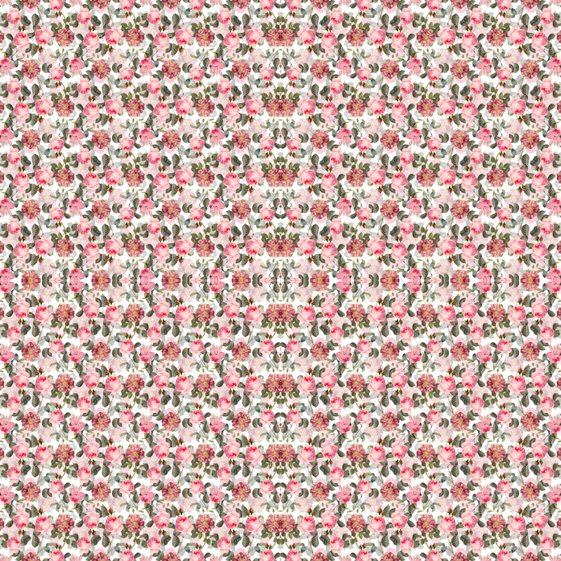 24" Victorian Blush Roses Vintage Pattern Small Wallpaper - Wallpaper (800x800), Png Download