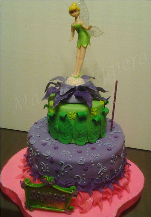 Campanita1 - Cake Decorating (700x700), Png Download