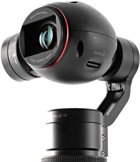 Cámara Ultima Generación - Dji Osmo X3 (600x550), Png Download