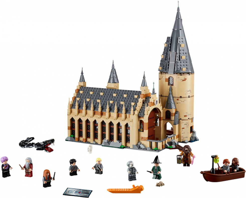 Lego Harry Potter Wielka Sala W Hogwarcie (980x980), Png Download