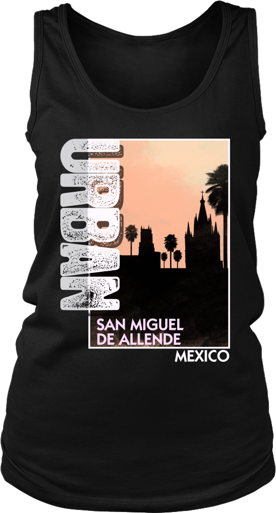 San Miguel Mexico Map Origin Local Urban Home Skyline - Shirt (1024x1024), Png Download