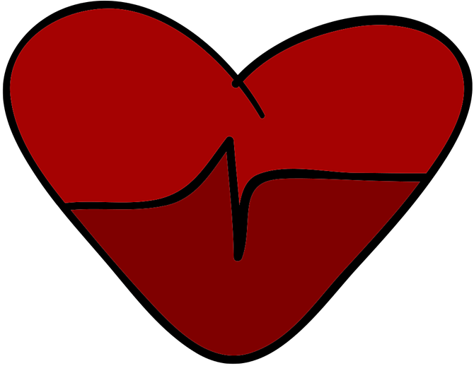 Simple Heart Clipart (877x532), Png Download