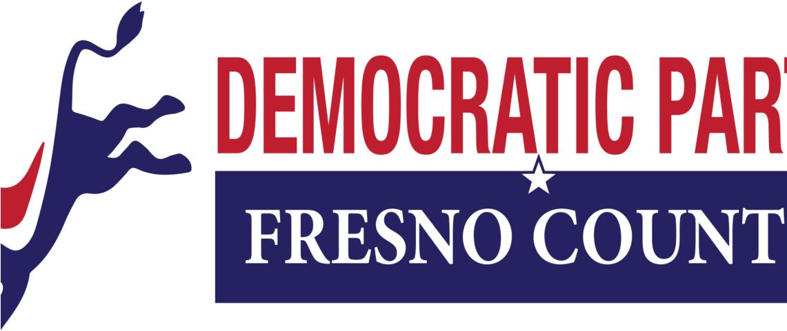 Fresno County Dems Logo - Democratic Donkey (1140x600), Png Download