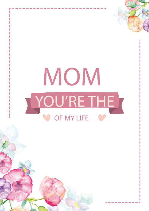 Greeting Paper Euclidean Vector Mom Mother Cards - Best Mom Special Needs (500x708), Png Download