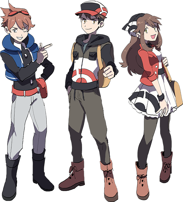 This Update Is Dedicated To The Incredible Revolocities, - Pokemon Gaia Protagonists (600x661), Png Download