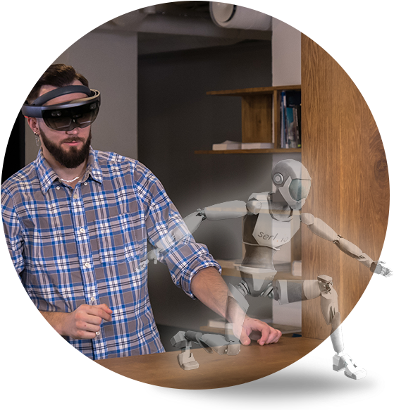 An Augmented Interactive Experience Using The Hololens - Plaid (600x600), Png Download