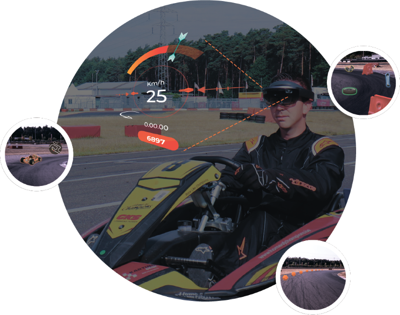 Real-time Coach While Karting - Open-wheel Car (793x625), Png Download