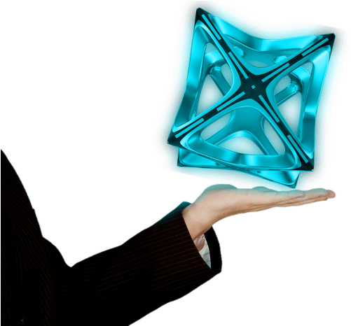 Hololens โฮโลแกรม - Hologram Cube Png (700x465), Png Download