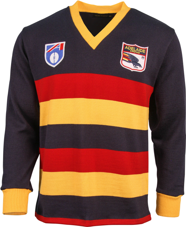Adelaide Crows Long Sleeve Guernsey (740x740), Png Download