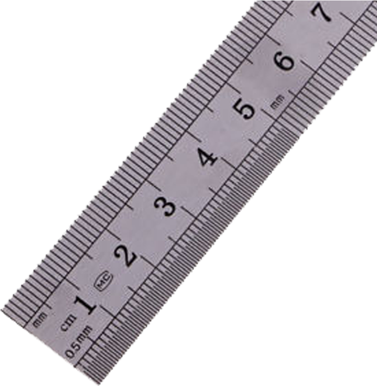 Regla Kreis Metal 40 Cm C/corcho - Ruler (900x900), Png Download