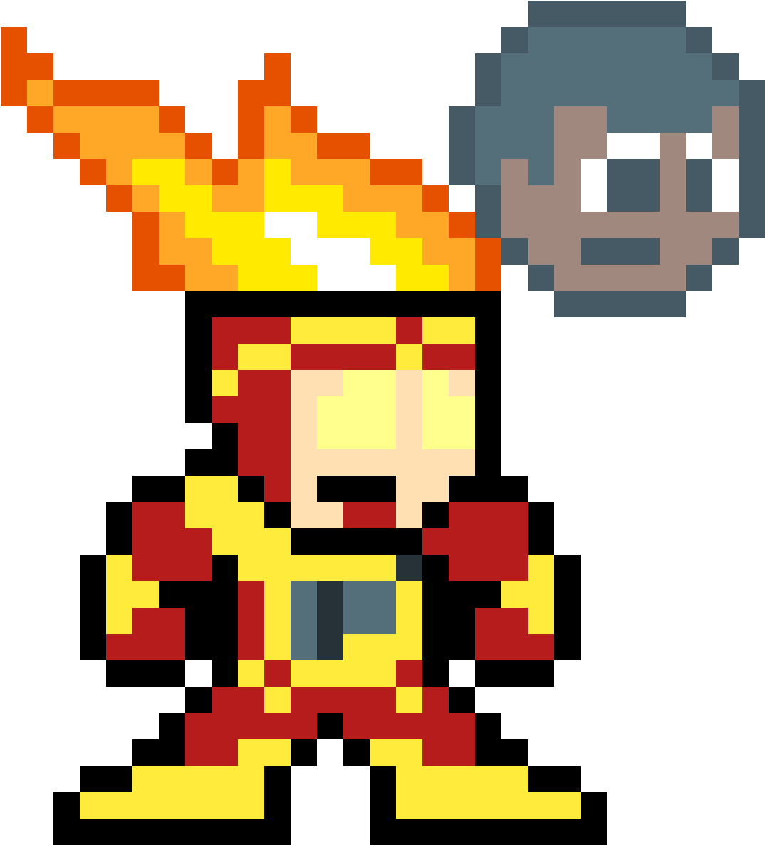 Firestorm, Jax - Pixel Art De Flash (1184x1184), Png Download